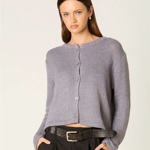 NIA Ariana gray cardigan